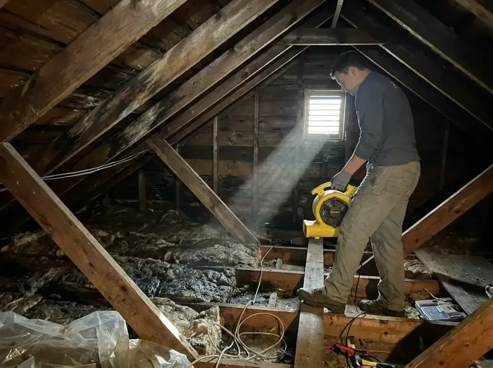 attic-water-damage-drying-proc-007 — frequently asked questions, Emergency Water Extraction & 24/7 Flood Response in Chishol…